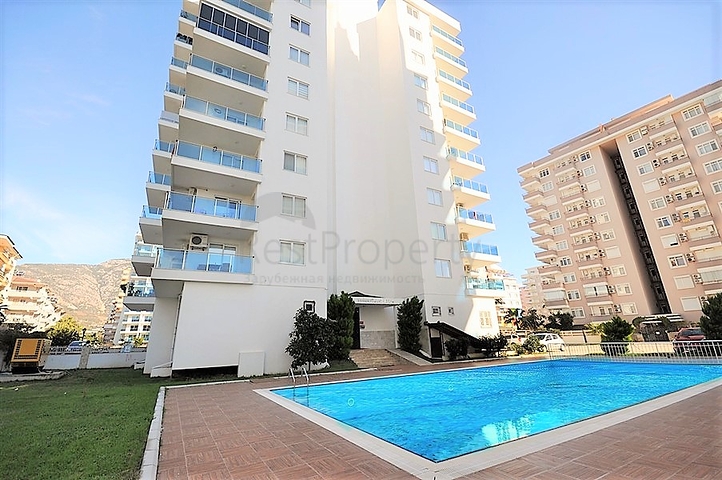 اطلالة بحر - شقة فاخرة - تصميم 2 غرفة وصالة - في مهموتلار / الانيا 