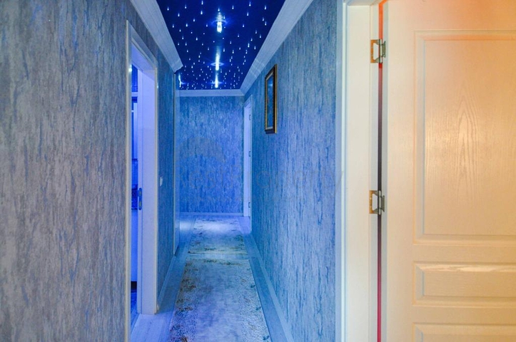 اطلالة بحر - شقة فاخرة - تصميم 2 غرفة وصالة - في مهموتلار / الانيا 