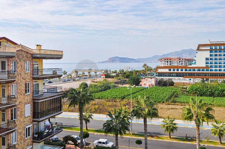 اطلالة بحر - شقة فاخرة - تصميم 2 غرفة وصالة - في مهموتلار / الانيا 