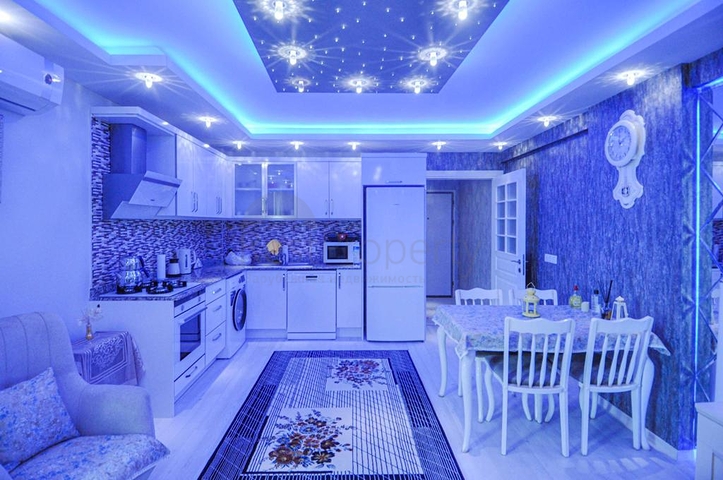 اطلالة بحر - شقة فاخرة - تصميم 2 غرفة وصالة - في مهموتلار / الانيا 