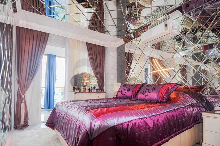 اطلالة بحر - شقة فاخرة - تصميم 2 غرفة وصالة - في مهموتلار / الانيا 