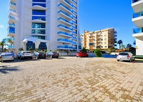 اطلالة بحر - شقة فاخرة - تصميم 2 غرفة وصالة - في مهموتلار / الانيا 