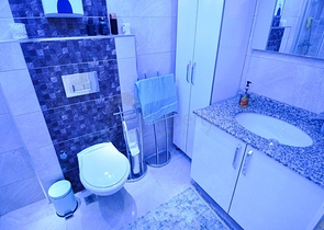 اطلالة بحر - شقة فاخرة - تصميم 2 غرفة وصالة - في مهموتلار / الانيا 