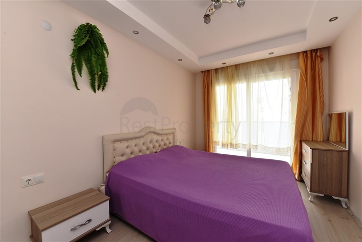 شقة غرفة وصالة - مفروشة - في منطقة قريبة من البحر والاسواق - مهموتلار / الانيا 