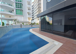 شقة غرفة وصالة - مفروشة - في منطقة قريبة من البحر والاسواق - مهموتلار / الانيا 