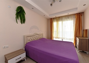 شقة غرفة وصالة - مفروشة - في منطقة قريبة من البحر والاسواق - مهموتلار / الانيا 