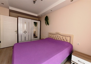 شقة غرفة وصالة - مفروشة - في منطقة قريبة من البحر والاسواق - مهموتلار / الانيا 