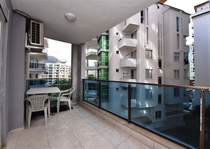 شقة غرفة وصالة - مفروشة - في منطقة قريبة من البحر والاسواق - مهموتلار / الانيا 