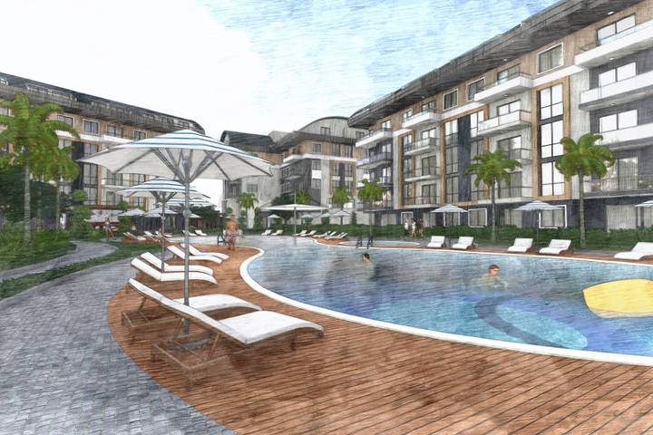 بالاقساط دون فوائد- شقق ضمن مجمع سكني قيد الانشاء -في اوبا / الانيا 