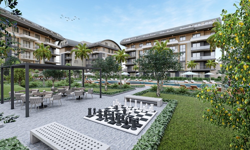 بالاقساط دون فوائد- شقق ضمن مجمع سكني قيد الانشاء -في اوبا / الانيا 