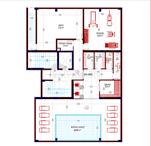 دفعة اولى 35 % والباقي اقساط حتى تاريخ التسليم- مجمع قيد الانشاء -قريب من البحر - في كارجي جاك / الانيا 