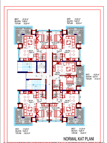 دفعة اولى 35 % والباقي اقساط حتى تاريخ التسليم- مجمع قيد الانشاء -قريب من البحر - في كارجي جاك / الانيا 