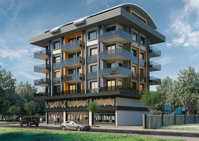 دفعة اولى 35 % والباقي اقساط حتى تاريخ التسليم- مجمع قيد الانشاء -قريب من البحر - في كارجي جاك / الانيا 