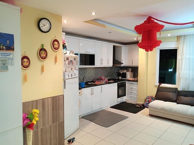 بسعر مناسب - شقة غرفة وصالة مفروشة - قريبة من البازار - في مهموتلار / الانيا 