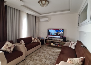 اطلالة بحرية - صف اول - شقة غرفتين وصالة - مفروشة - بسعر مناسب -في مهموتلار / الانيا 