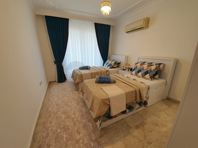 طابق مرتفع - شقة غرفتين وصالة - في مهموتلار / الانيا 