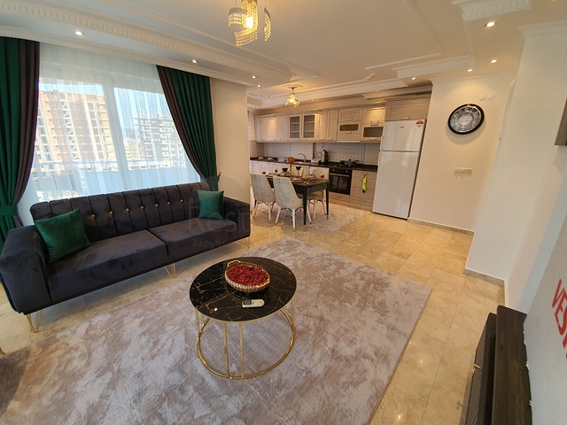 طابق مرتفع - شقة غرفتين وصالة - في مهموتلار / الانيا 