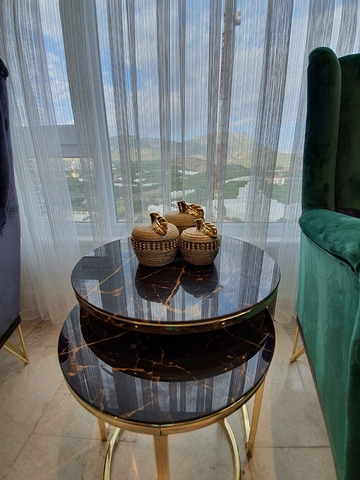 طابق مرتفع - شقة غرفتين وصالة - في مهموتلار / الانيا 