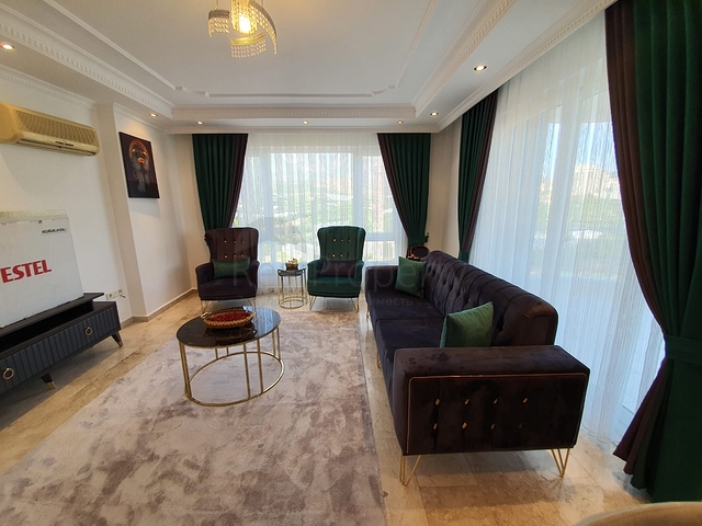 طابق مرتفع - شقة غرفتين وصالة - في مهموتلار / الانيا 