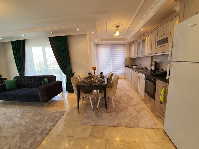 طابق مرتفع - شقة غرفتين وصالة - في مهموتلار / الانيا 