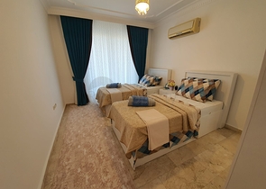 طابق مرتفع - شقة غرفتين وصالة - في مهموتلار / الانيا 