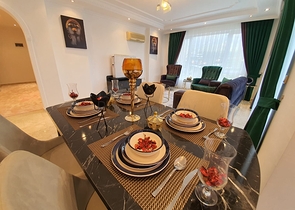 طابق مرتفع - شقة غرفتين وصالة - في مهموتلار / الانيا 