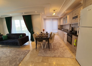 طابق مرتفع - شقة غرفتين وصالة - في مهموتلار / الانيا 