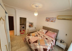 طابق مرتفع - شقة غرفتين وصالة - في مهموتلار / الانيا 