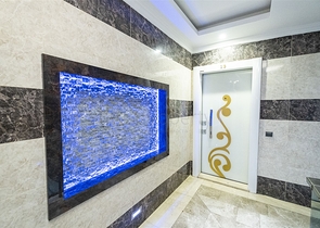 شقة 2 + 1 مع أثاث في مجمع مخطط فندقي في أنطاليا