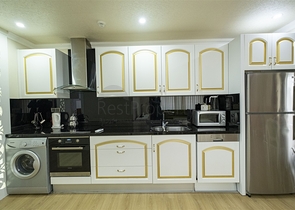 شقة 2 + 1 مع أثاث في مجمع مخطط فندقي في أنطاليا