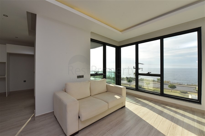 اطلالة بحرية مباشرة - شقة 2 غرفة وصالة - ضمن مجمع سكني حديث - كارجي جاك / الانيا 