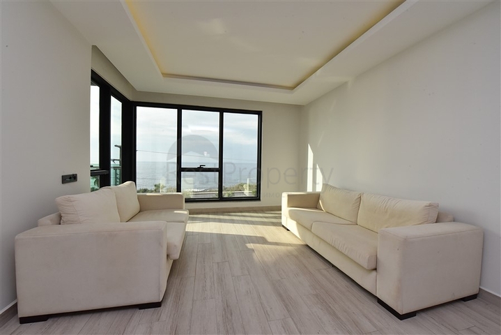 اطلالة بحرية مباشرة - شقة 2 غرفة وصالة - ضمن مجمع سكني حديث - كارجي جاك / الانيا 