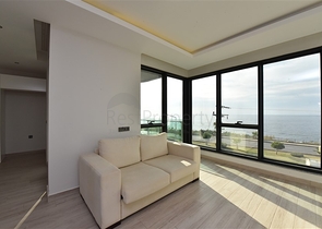 اطلالة بحرية مباشرة - شقة 2 غرفة وصالة - ضمن مجمع سكني حديث - كارجي جاك / الانيا 