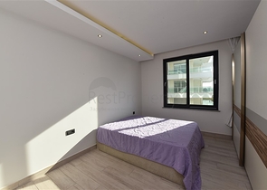 اطلالة بحرية مباشرة - شقة 2 غرفة وصالة - ضمن مجمع سكني حديث - كارجي جاك / الانيا 