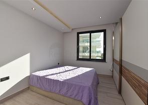 اطلالة بحرية مباشرة - شقة 2 غرفة وصالة - ضمن مجمع سكني حديث - كارجي جاك / الانيا 