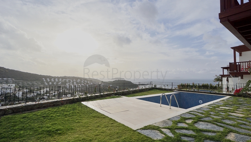 فلل في يودروم - تصميم 3 غرف - مسبح خاص .