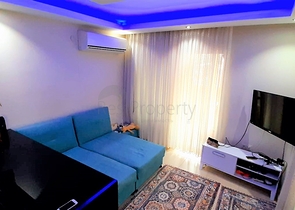 شقة غرفة وصالة - مناسبة للاستثمار او العطلات - ضمن مجمع في منطقة مهموتلار / الانيا 