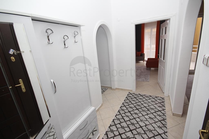 100 متر عن شاطئ البحر - شقة غرفتين وصالة مفروشة - مهموتلار / الانيا 