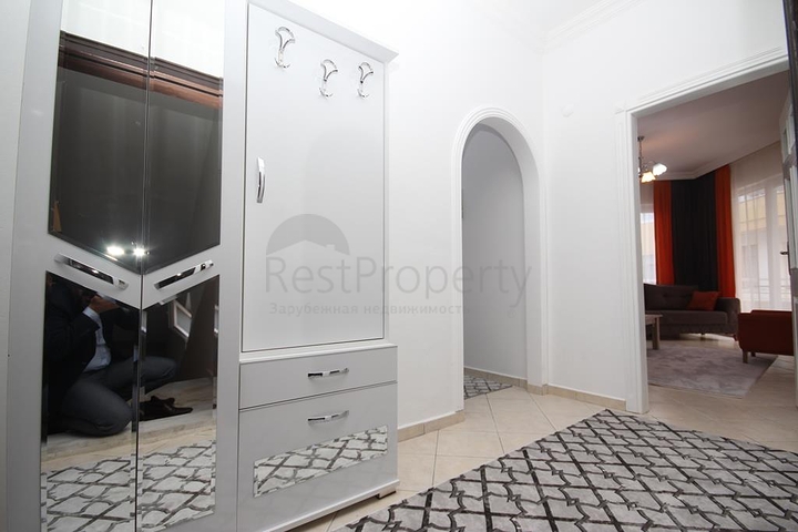 100 متر عن شاطئ البحر - شقة غرفتين وصالة مفروشة - مهموتلار / الانيا 