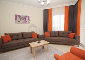 100 متر عن شاطئ البحر - شقة غرفتين وصالة مفروشة - مهموتلار / الانيا 