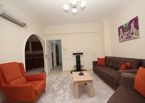 100 متر عن شاطئ البحر - شقة غرفتين وصالة مفروشة - مهموتلار / الانيا 