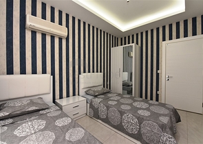 قريبة من البحر - بناء جديد - شقة 2 غرفة وصالة -في مهموتلار / الانيا 