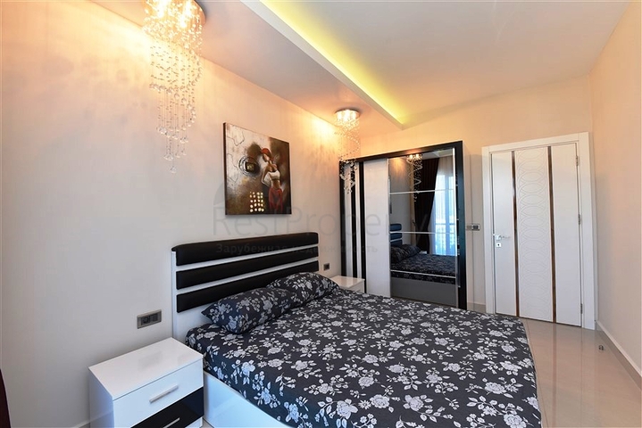 اطلالة بحر ساحرة - طابق مرتفع -شقة 1+1 مفروشة -في مهموتلار / الانيا 