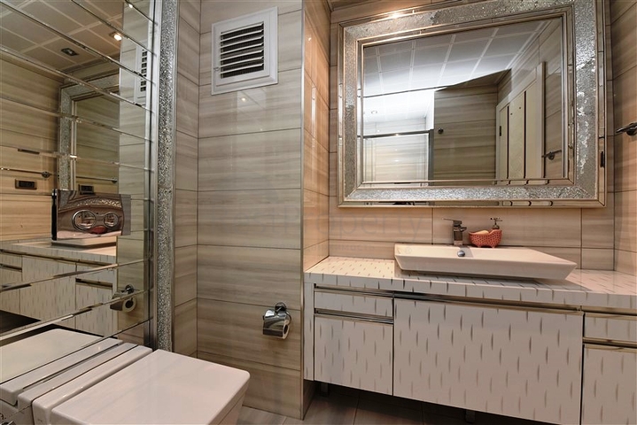 اطلالة بحر ساحرة - طابق مرتفع -شقة 1+1 مفروشة -في مهموتلار / الانيا 