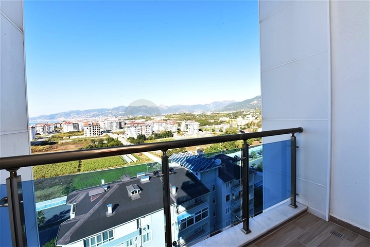 اطلالة بحر ساحرة - طابق مرتفع -شقة 1+1 مفروشة -في مهموتلار / الانيا 