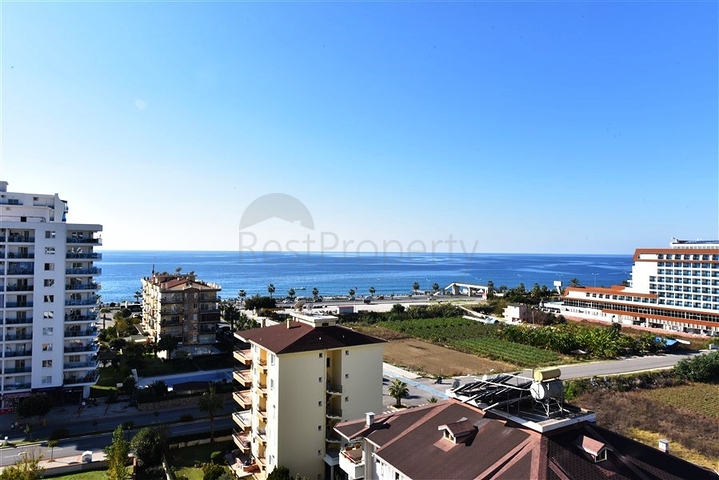 اطلالة بحر ساحرة - طابق مرتفع -شقة 1+1 مفروشة -في مهموتلار / الانيا 