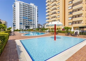 اطلالة بحر ساحرة - طابق مرتفع -شقة 1+1 مفروشة -في مهموتلار / الانيا 