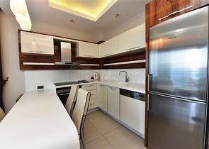 اطلالة بحر ساحرة - طابق مرتفع -شقة 1+1 مفروشة -في مهموتلار / الانيا 