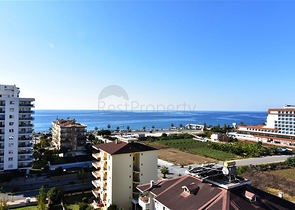 اطلالة بحر ساحرة - طابق مرتفع -شقة 1+1 مفروشة -في مهموتلار / الانيا 