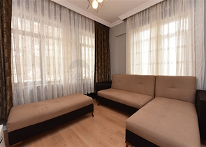 50 متر من البحر - شقة غرفة وصالة - في منطقة توسمور المركزية / الانيا 